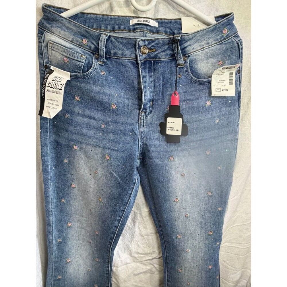 Denim and Diamonds and Embroidered Women's Jeans